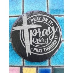Slate Coasters - Christian Quotes (set of 4)