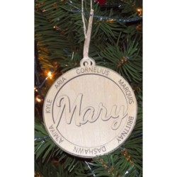 Custom Family Ornaments
