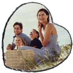 Heart-Shaped Photo Slate
