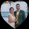 Custom Heart-Shaped Wedding Photo Puzzle – Valentine’s Day Gift