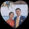 Custom Heart-Shaped Wedding Photo Puzzle – Valentine’s Day Gift