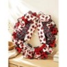 Ladybug Wreath for Front Door | Spring Summer Wreath | Red Black White Garden Door Decor | Whimsical Handmade Porch Wreath