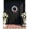 Patriotic Wreath Red White Blue Front Door Decor Americana July 4th